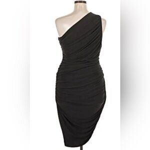 Elegant Black One-Shoulder Dress